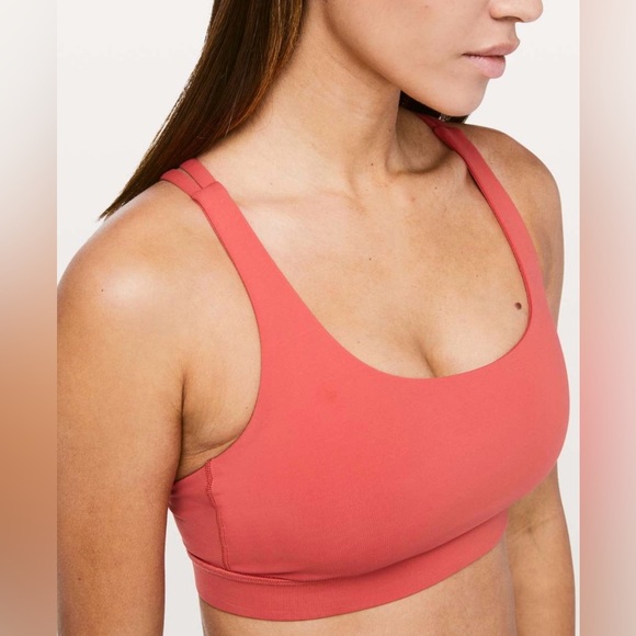 lululemon athletica Other - Lululemon Women’s Coral Sports Bra/Top Size 4/Small  Energy Bra